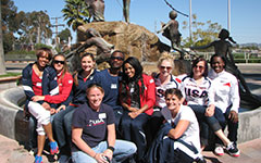 USATF Rady Hospital Visit