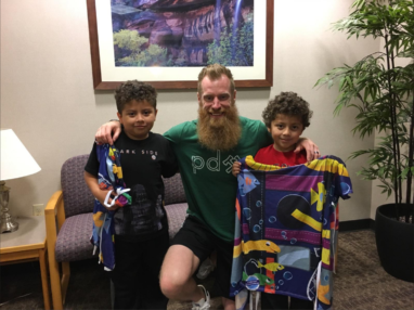 nat borchers delivering brave gowns