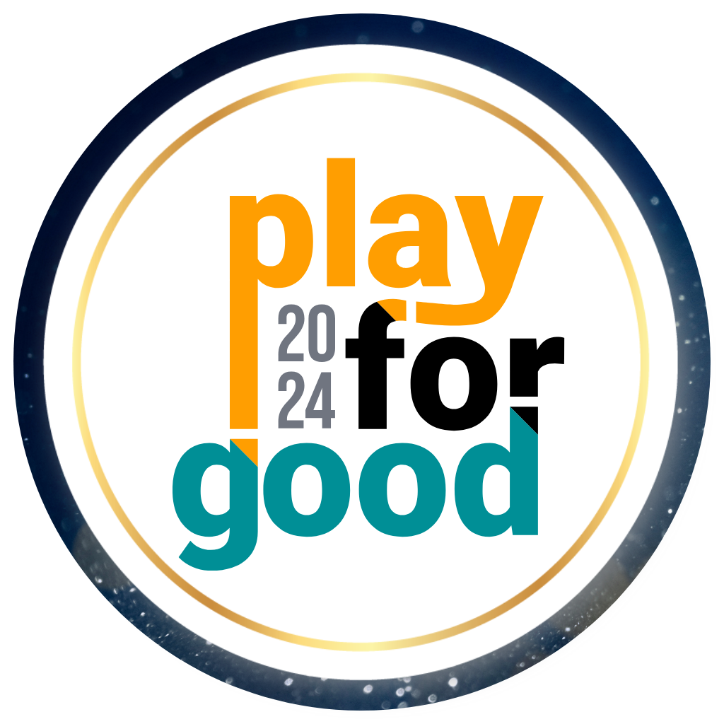 Play for good 2024 logo
