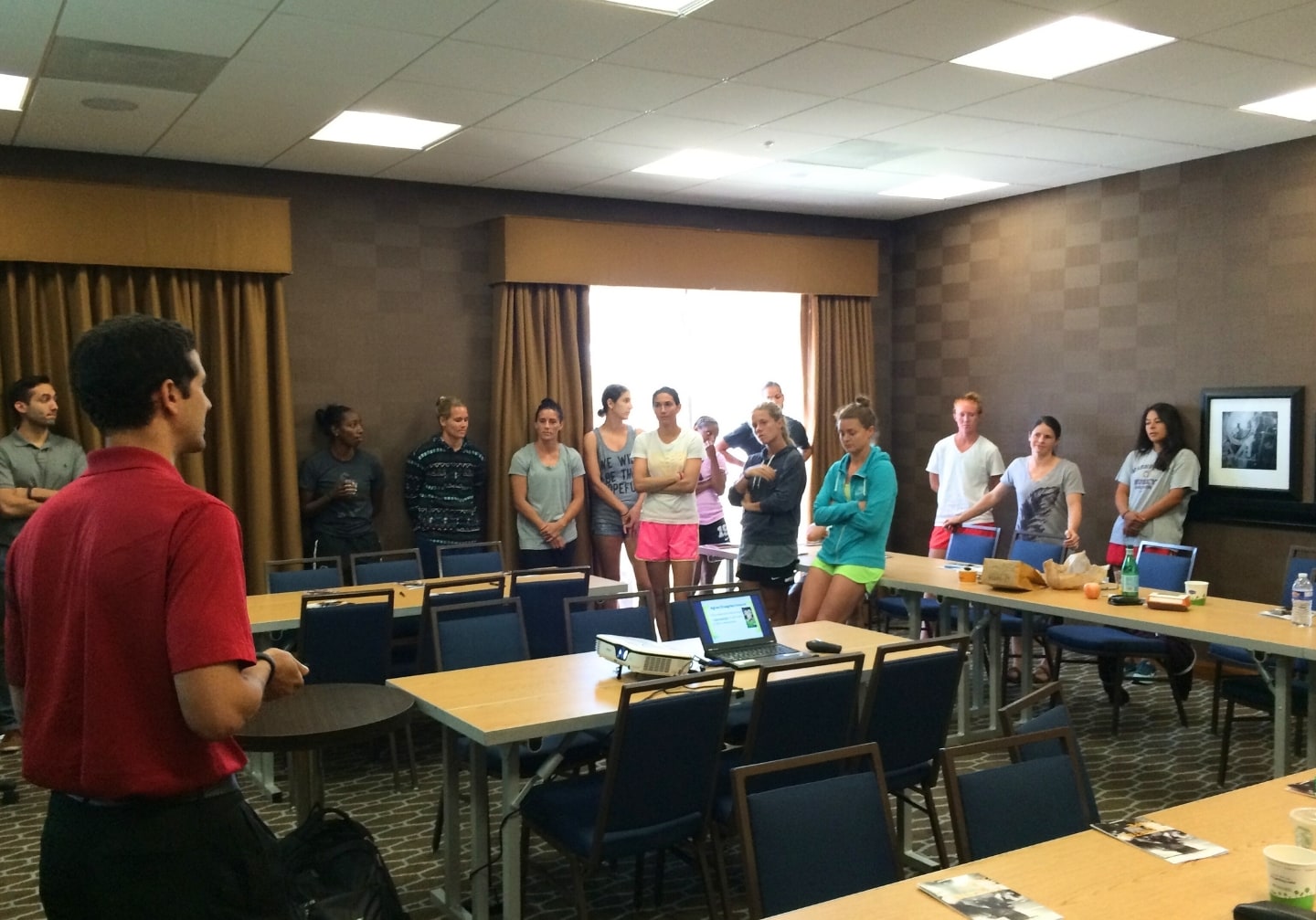 Female students at workshop